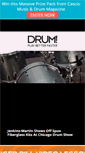 Mobile Screenshot of drummagazine.com